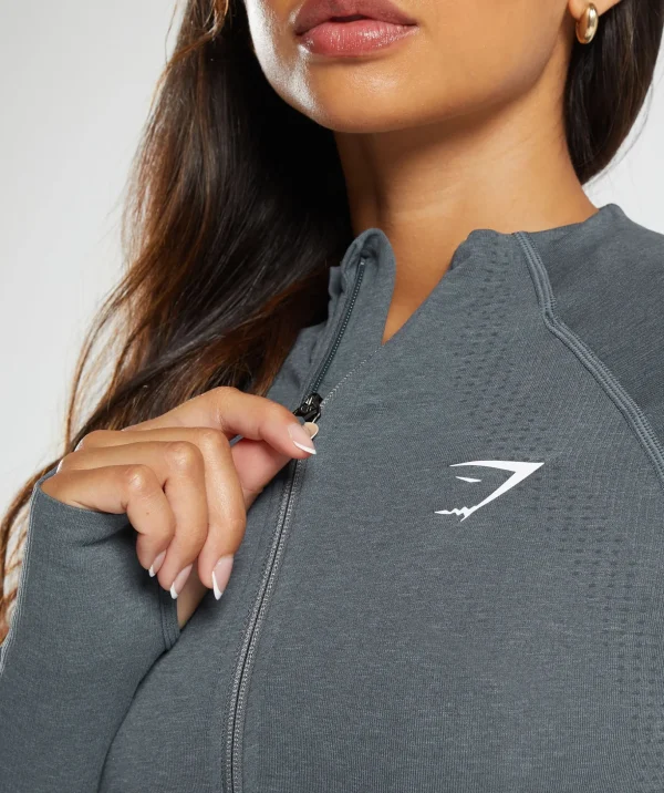Vital Seamless 2.0 Midi Zip Up Jacket