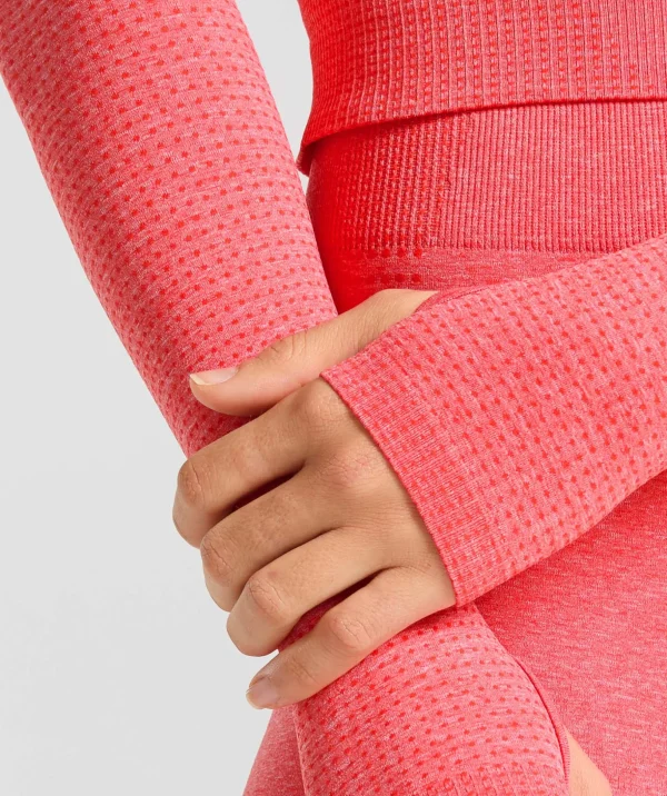 Vital Seamless Long Sleeve Cut Out Top