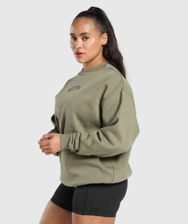 Workout Gear Oversized Sweatshirt