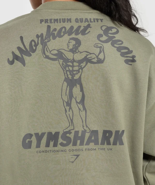 Workout Gear Oversized Sweatshirt
